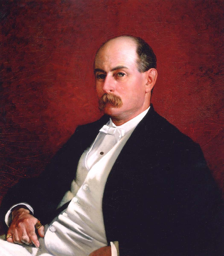 Charles Francis Adams Jr. (II) by Francis Davis Millet