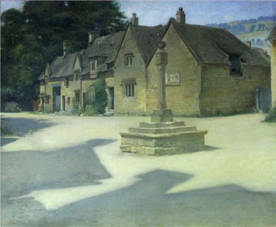 1910, The Cross,Stanton by Francis Davis Millet