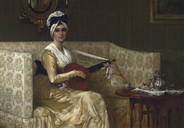 Portrait of Mrs. Millet by Francis Davis Millet