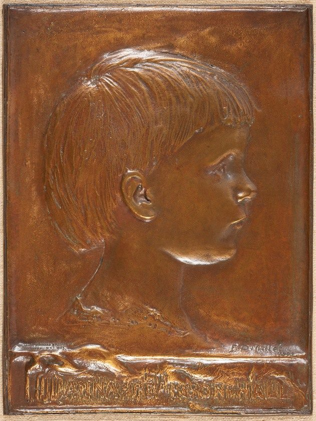 Anna Pearson Hall: Bronze Plaque & Oil Portrait