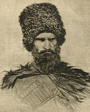 Portraits of a Circassian man and woman: Illustrations