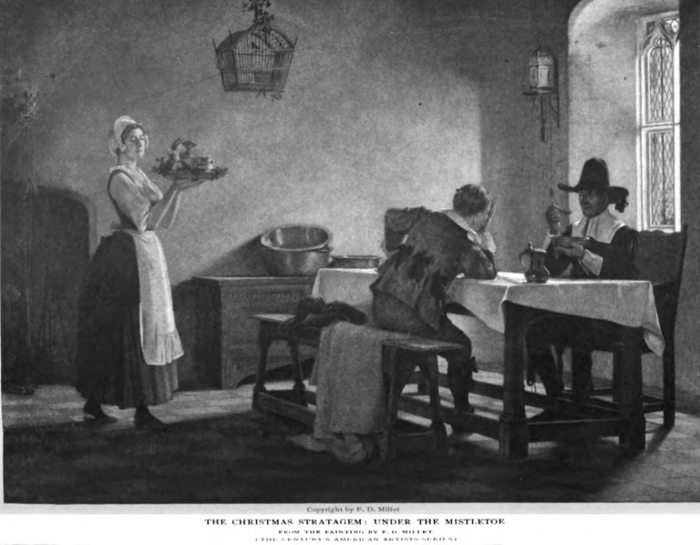 The Christmas Stratagem: Under the Mistletoe, right quarter